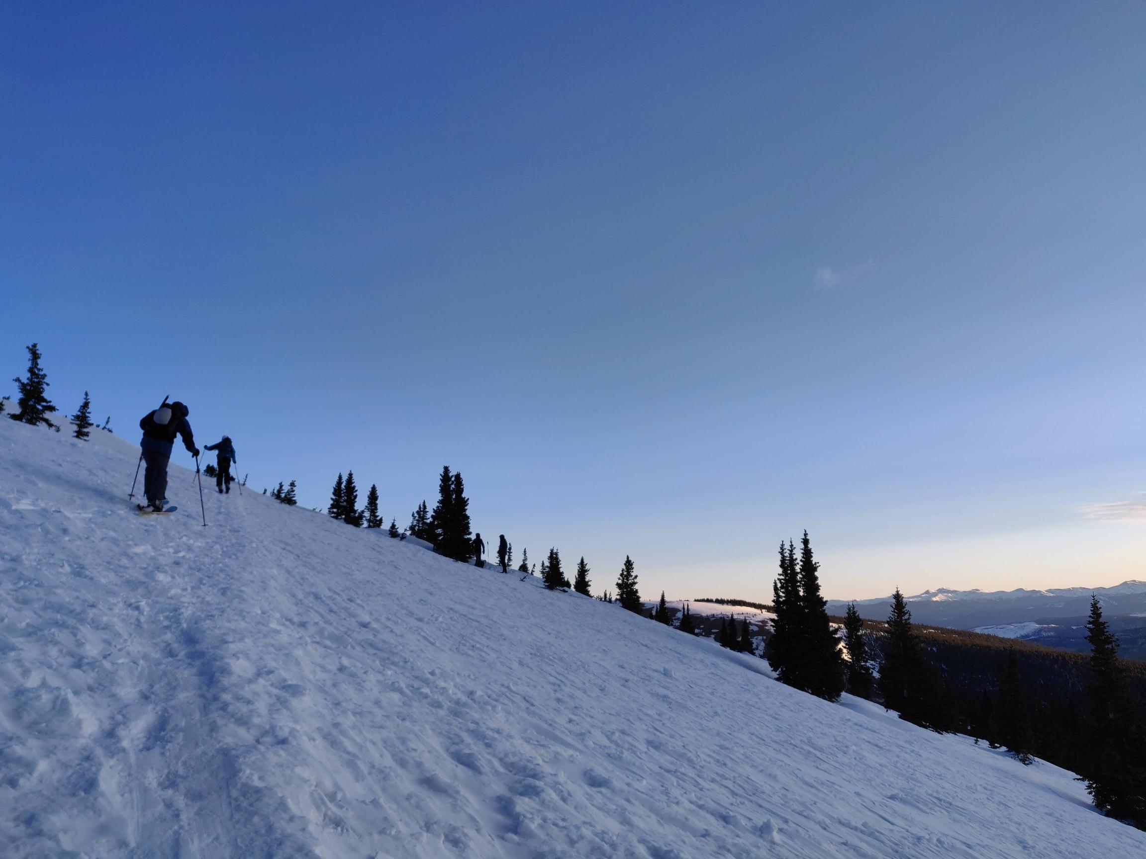 Dawn above treeline