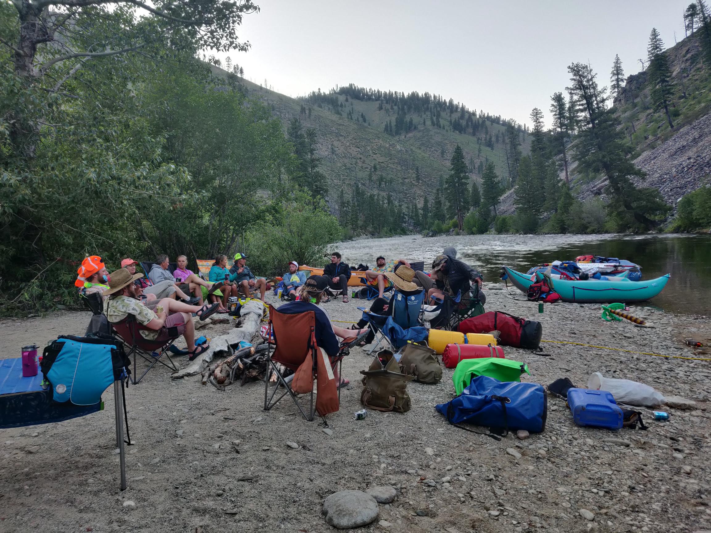 Tiki night at Pistol Creek