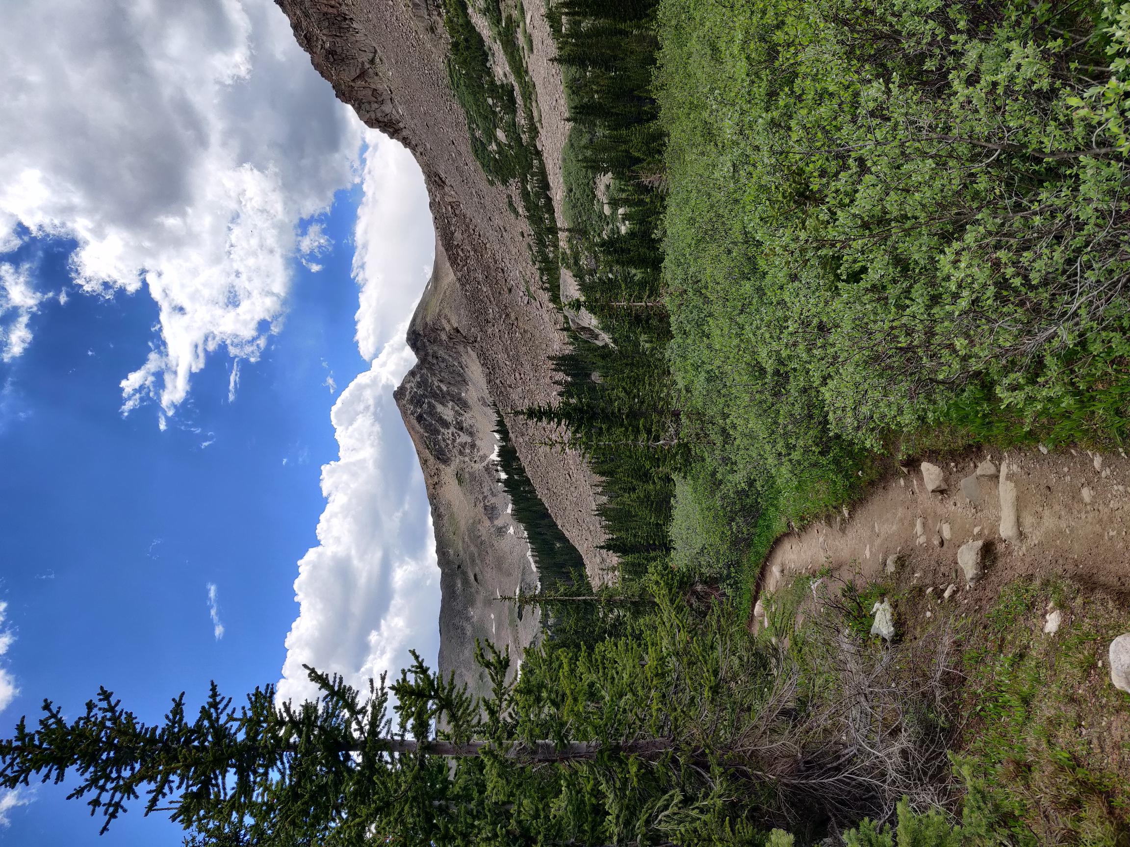 Hiking into the Horn Fork Basin