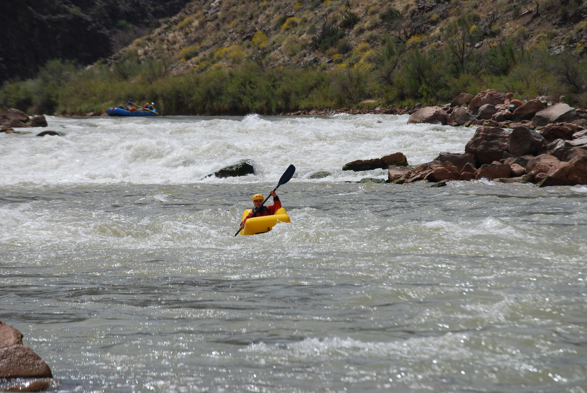 Wade in &lsquo;da duck  It has been many years since I&rsquo;ve been on a river trip with my brother and it was such a special experience to share the common joy of floating down some big water. Wade ran all the hard shit in the canyon in the duck without having paddled for many years prior - &lsquo;easy-peazy, extremely steezy&rsquo;