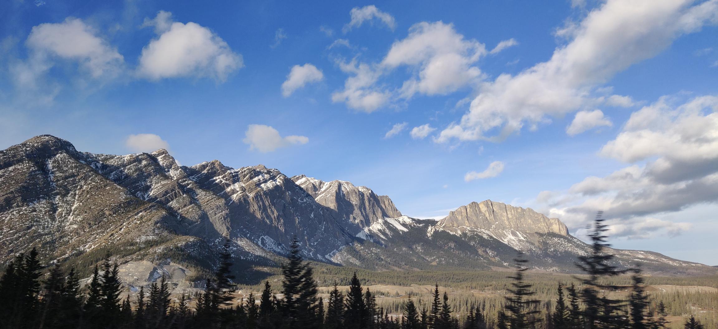 Driving from Calgary to Golden